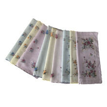 9Pcs Cloth Women Hankies Embroidered Cloth Hanky Reusable Sweat