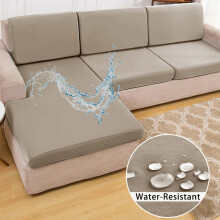 High Stretch Water Resistant Milk Silk-2 seater Shallow Moka