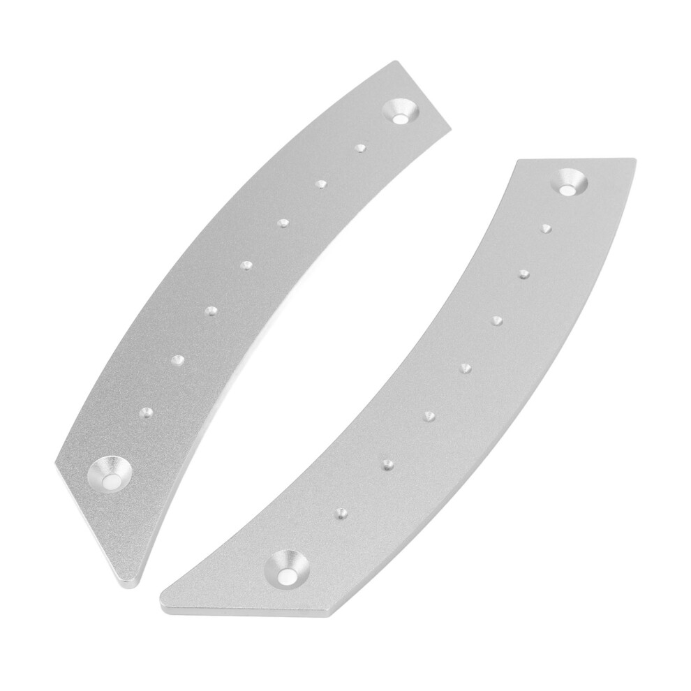 2Pcs Aluminum Alloy Door Panel Pull Handles, Rustproof, High Strength Silver 6931370989982