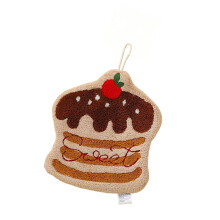 Decorative Cake Towel Premium Coral Fleece-Coffee color
