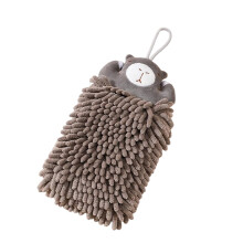 Chenilles Hand Towel Wiping Cleaning Balls Quick Drying-grey