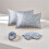 Satins Pillowcase Eye Mask Hair Scrunchie Set-Style 2 B 4