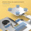 (Silber (360-Grad-Drehungsstil)) 360-Rotation-Tablettenständer 6