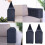 2Pieces Elastic Sofa Armrest Covers Polyester-Dark Grey 2