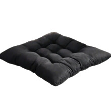 Thicken Seat Pad 46x46cm Dining Chair Cushion for Home-Black