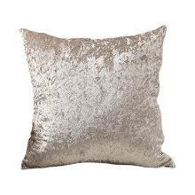 Premium Elastics Velvet Throw Pillow Cover-450*450mm Champagne