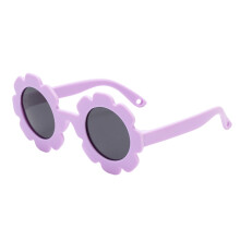 Baby Sunglasses with Strap, Cute Flower Polarized Rubber UV400 Protection, toddler sunglasses for Newborn Infant Girls Boys 0-3 years, Soft and Comfor