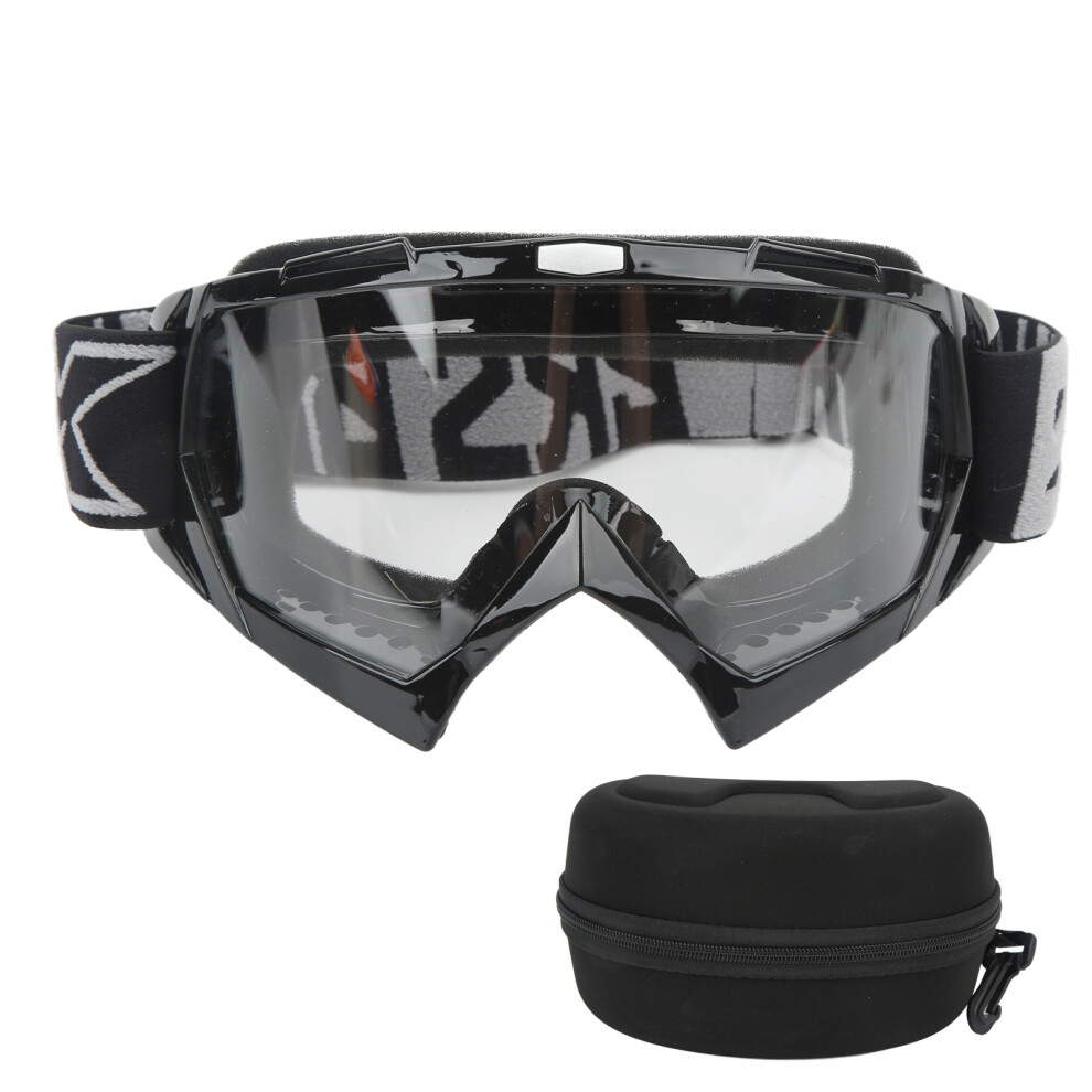 Racing Goggles For Extreme Adventures, Windproof Dustproof Motorcycle Goggles With Uv Protection And Anti Fog Technology, Flexible Frame, Comfortable 9463374034919
