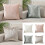 Chics Solid Color Velvet Pillow Cover Adds-450*450mm Light Grey 3
