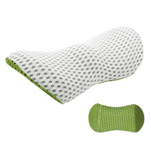 Breathable Lumbar Support Cushions for Car-Green and light gray
