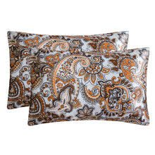 Printeds Satins Pillow Cover 51x66cm Allergys-Paisley 02