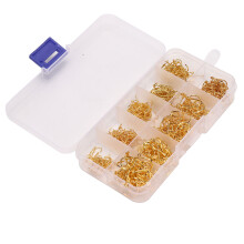 Small Fishing Hooks For Freshwater Seawater, Portable High Carbon Barbed Hooks With Chemically Sharpened Points In Durable Plastic Box