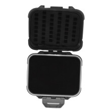 Thickened Waterproof Multifunctional Tackle Box 12x10x5cm Black