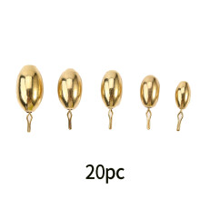 Precision-Engineered Copper Sinkers For Deep Water Fishing, Oval Sinker Reduces Wind Resistance And Ensures Strong Tension, Easy To Use With Wire