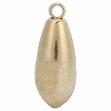 Plomos de pesca para uso en exteriores, estabilidad superior. Plomos de cobre con forma de gota de agua que reducen la resistencia. Superficie lisa.
