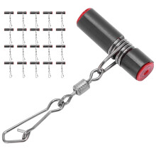 Saltwater Fishing Rig, Stainless Steel Rolling Swivel Quick Unlock Convenient Use For Heavy Duty Saltwater Fishing