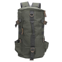 Portable Fishing Tackle Backpack, Waterproof Durable Fabric Rod Holders & Compartments For Outdoor Adventures