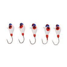 Attrezzatura professionale, testine piombate in tungsteno per esche da pesca sul ghiaccio, pesi da pesca sensibili con luminescenza UV, accessori di