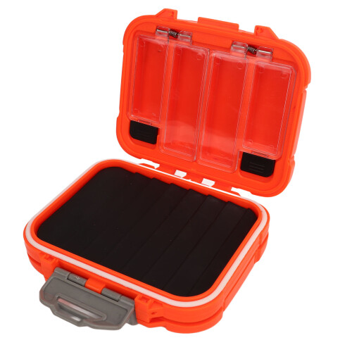 Floating Storage Box Double Sided Fishing Lure Box Impact Resistant Plastic Secure Lock System Multi Compartment Adjustable Dividers Large Capacity 1