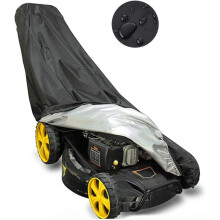 Funda para cortacésped de exterior, fundas universales para cortacéspedes de empuje, material impermeable y transpirable, poliéster Oxford de alta