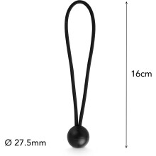 Corde élastique à épaisseur accrue, tendeur à boule robuste pour sangles d'arrimage fiables pour bâches, tendeur à boule à fixation rapide,