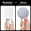 Filtering Shower Head Set, Mineral Beads Purify Water, Tools-free Installation Simplifies Setup, Universal Compatibility 1