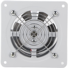 Wall Mounted Exhaust Fan, Low Noise Ventilation Solution for Home, 25W 220V Robust Copper Motor Air Vent for Bathroom, Toilet, Kitchen, Superb Quiet
