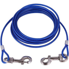 Bindkabel med slitstark rostfri ståltråd, handsfree-användning för ökad bekvämlighet, sömlös PVC-beläggning för rostskydd och enkel
