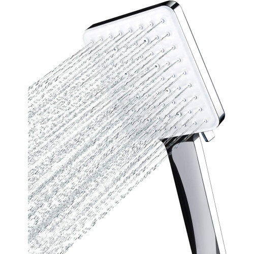 Filtering Shower Head Set, Mineral Beads Purify Water, Tools-free Installation Simplifies Setup, Universal Compatibility 1