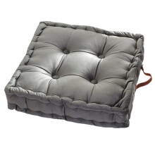 Square Cushion In Optional Color With Thick Padding-grey