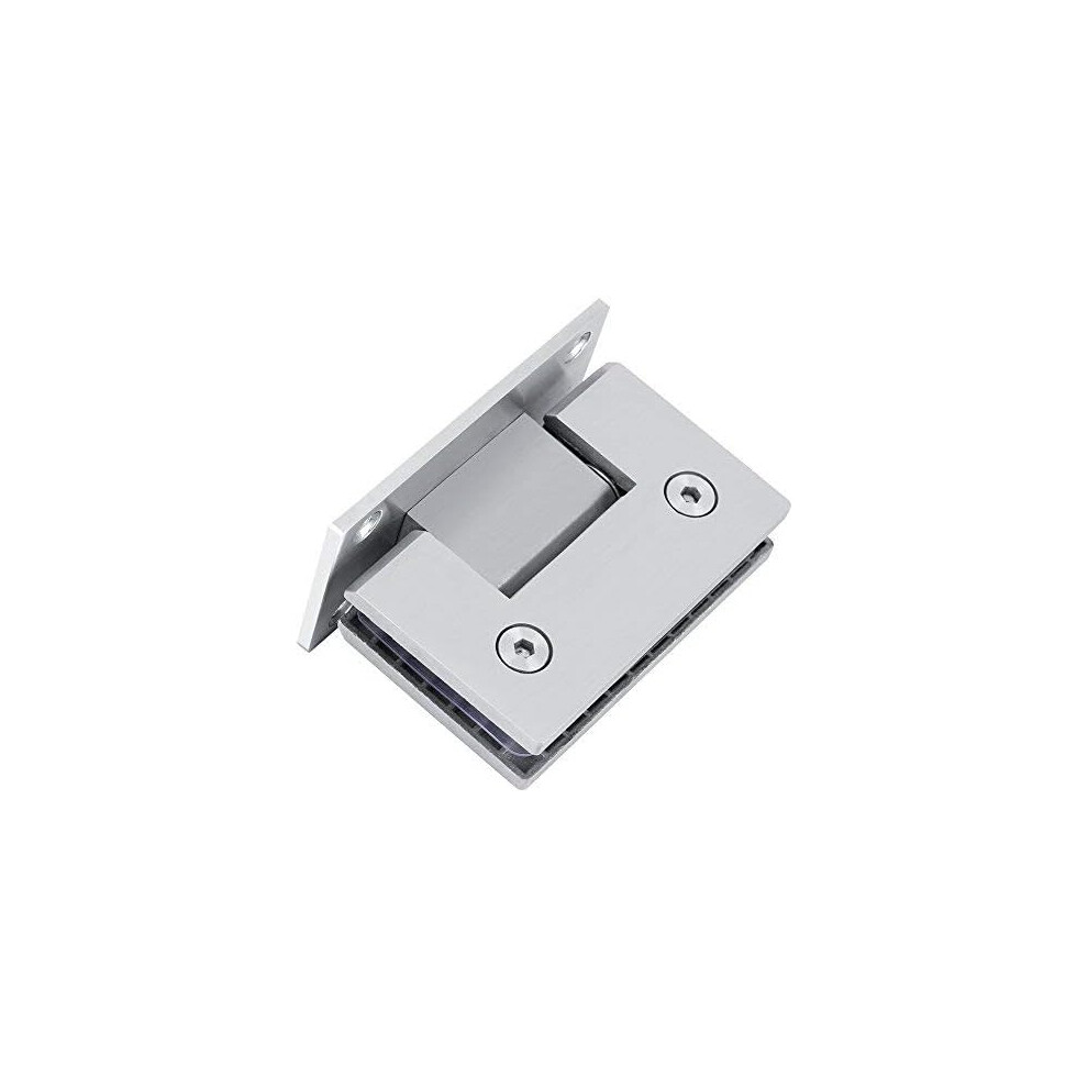 Frameless Glass Shower Door Hinges, Black, Complete Installation Kit, Scratch Resistant, Auto-Close, For 8-12Mm Thick Glass, 36 Kg Weight Capacity 9358999366166