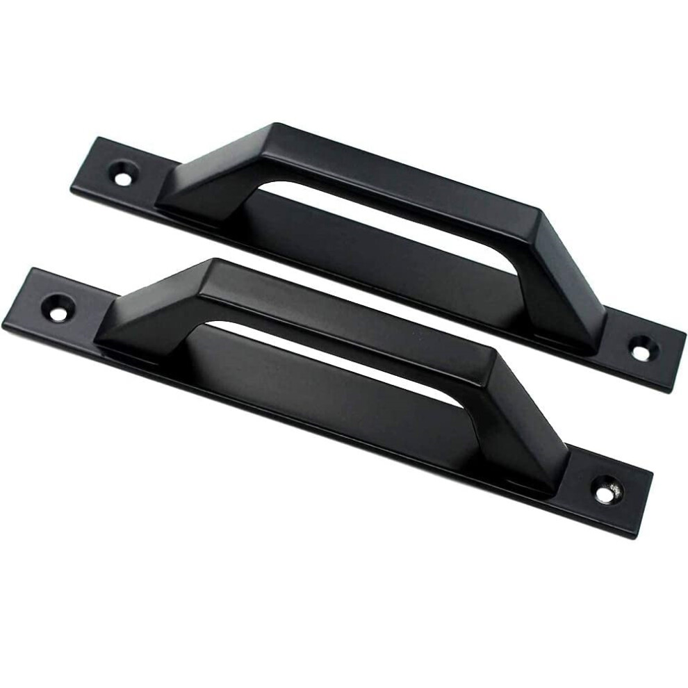 Rustic Design Barn Door Handle, Easy Grip Pull Handle For Garage Shed, Vintage Style Aluminium Alloy Durability 9340258617683