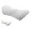 Adjustable Memory Foam Lumbar Pillow for Desk Chair-Light Grey 1