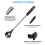 Telescopic Golf Ball Retriever, Extendable Picker Upper For Multi-scenario Usage, Automatic Locking Device Ensures Secure Pickup, Stainless Steel Shaf 3