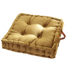Square Cushion With Thick Padding Optional Color-turmeric
