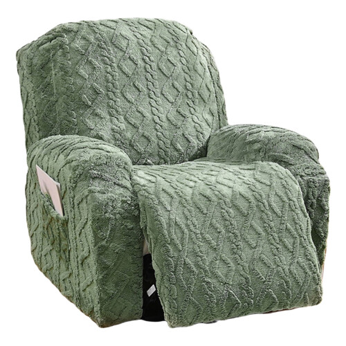 Housse de fauteuil inclinable élégante, motif-Vert armée