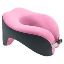 Memory Foam Ergonomic Pillow From Memory Foam-Pink Dark Gray