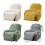 Housse de fauteuil inclinable élégante, motif-Vert armée 4
