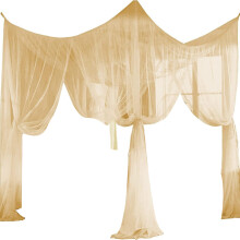 Large Mosquitoes Net with Carry Bag for Camping and-Yellow