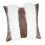 Warm Embraces PU Leather Splicing Plush Pillow Cover Soft 1