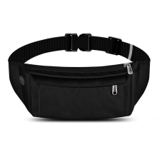 Alsidig crossbody-mavetaske, justerbar rem, vandafvisende stof til sport, rejser, løb, udendørsaktiviteter (1 stk.)
