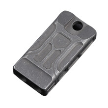 Emergency Survival Whistle with Necklace, Double Tubes Survival Whistle 120dB Loud Safety Alert for Outdoor Adventures, Titanium Alloy Material Corros
