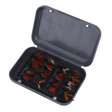 Fly Fishing Lures For Trout Salmon, Lifelike Flies With Sharp Hooks Hand Tied Fly Assortment Kit Including Dry Wet Streamers Nymphs In Bright Colors,