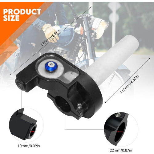 Λαβές γκαζιού Comfort Grip Twist, Κιτ λαβής τιμονιού γενικής χρήσης για μοτοσικλέτα με 1