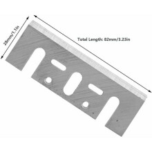 HSS-Hobelmesser, schnelles Schneiden von Hartholz, nachschärfbar für dauerhaften Einsatz, optimiert für 3,25-Zoll-Hobel, Original-Ersatzteil