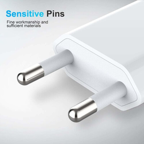 Προσαρμογέας τροφοδοσίας USB, φορητός σχεδιασμός γρήγορης φόρτισης ασφαλείας για 2