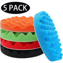 Kit de restauração de superfícies, boinas de polimento para polidora de carros, restauração de exteriores com composto de polimento e esponja,