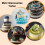 11Design Textures, Σετ Ξύστρας Κέικ από Διαφανές Ακρυλικό για Καλλιτεχνική Διακόσμηση 4
