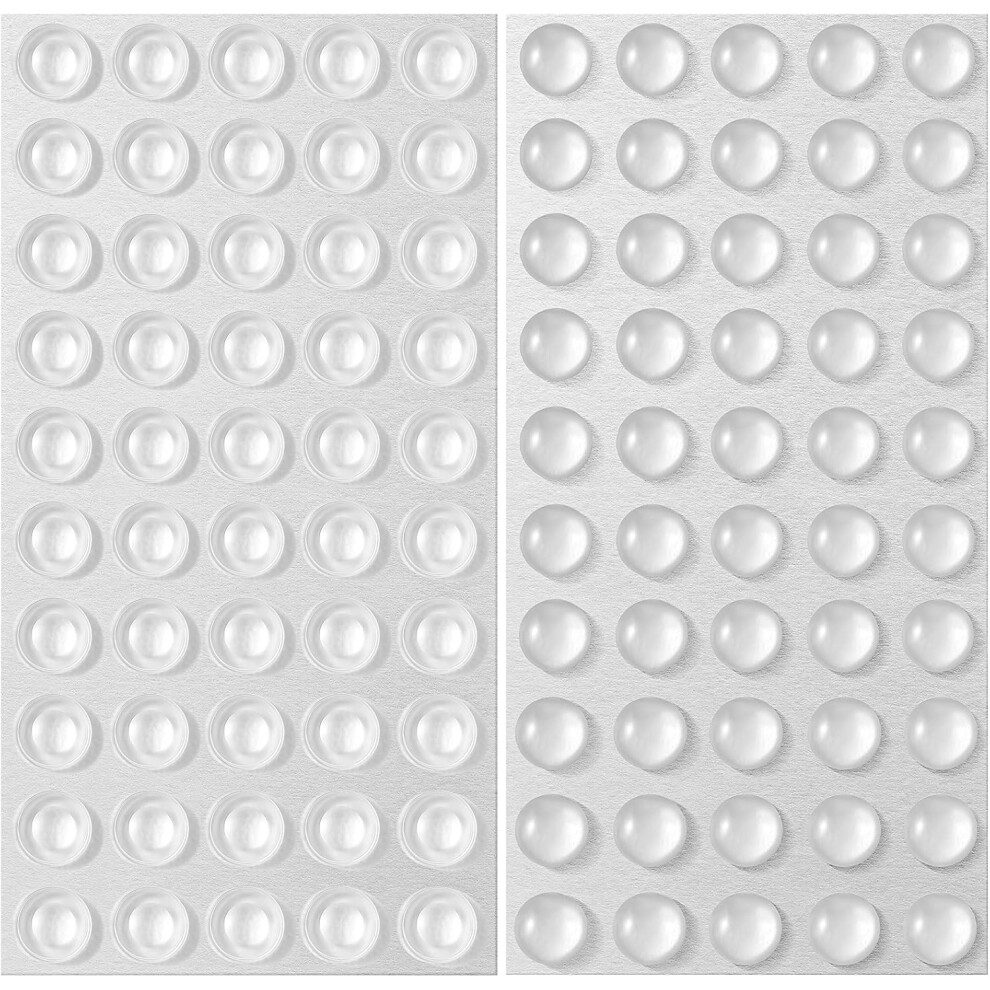 Clear Rubber Feet For Furniture, Self Stick Furniture Buffer Pads With Sound Dampening Features, Transparent Rubber Pads For Surface Protection And 9448196666678