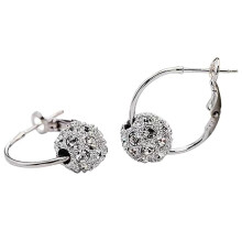 Zirkonia-Creolen für Damen, funkelnde Modeschmuck-Ohrringe mit magnetischer Schlankheitsfunktion, hypoallergene, verstellbare und leichte Creolen.